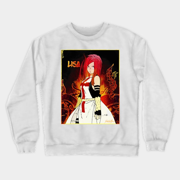 Lisa Crewneck Sweatshirt by Dziurawiec